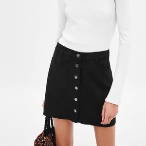 Zara suede mini skirt